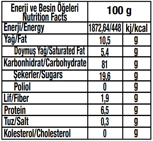 Petit Beurre Sade Bisküvi 400 Gr. 10 Adet (1 Kutu) - 3