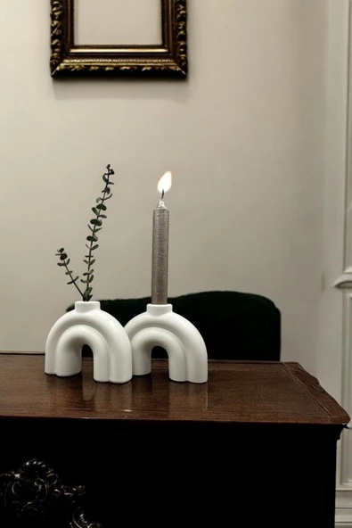 tambana Dekoratif Mumluk Set Şamdan El Yapımı Model 43 ürün görseli 1