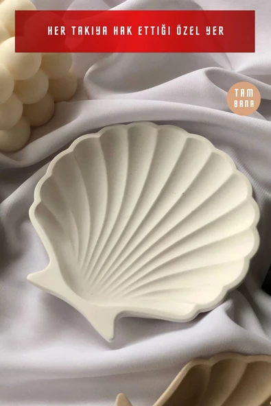 tambana Sunumluk Takı Tabağı Dekoratif Tepsi Obje Seti 5 Parça Model 25 - 6