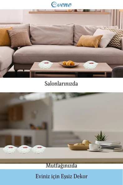 Evene Beyaz Mumluk Şamdan Tealight Mum Uyumlu Deniz Kabuğu Model - 3