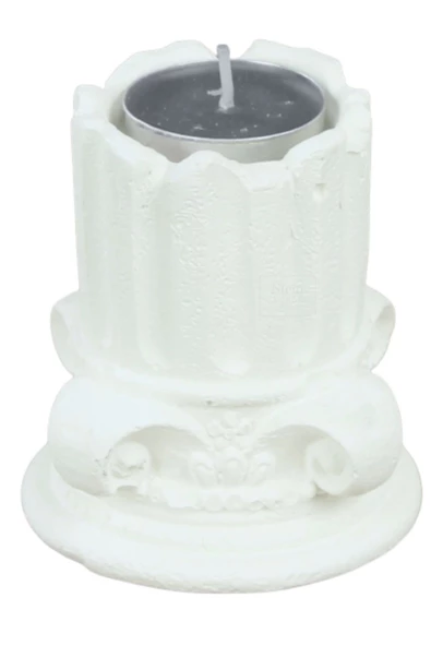 Stein Kohle Şamdanlık Dekoratif Şamdan Mumluk Tealight Mumluk Model 39 ürün görseli 1