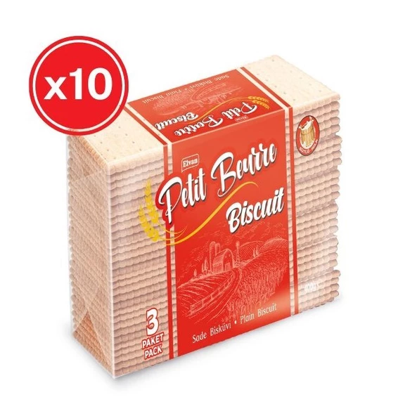 Petit Beurre Sade Bisküvi 400 Gr. 10 Adet (1 Kutu)