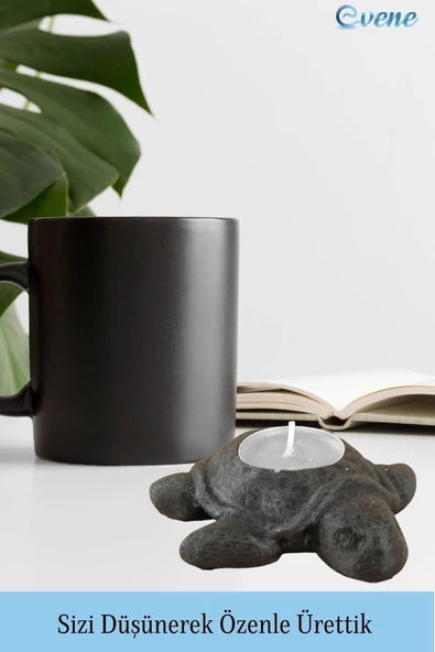 Evene Dekoratif Mumluk Tealight Mumluk Şamdan Mumluk 3 Lü Şamdan Model 41 - Resim 3