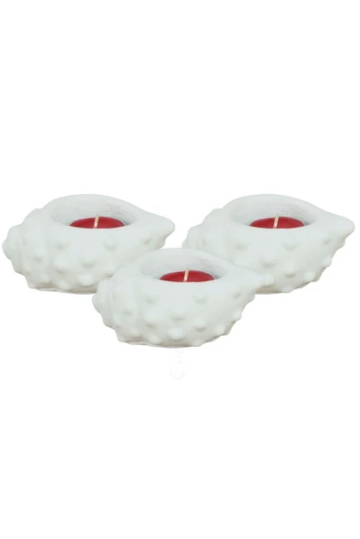 Evene Dekoratif Mumluk Tealight Mumluk Şamdan Mumluk 3 Lü Şamdan Model 32
