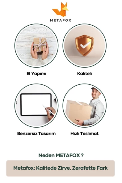 METAFOX Küllük Kül Tablası Sigara Küllüğü Model 1 - Resim 6