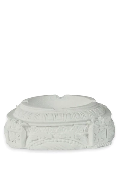 Evene Küllük Beyaz Kül Tablası Dekoratif Küllük Model 2 ürün görseli 1