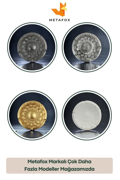 METAFOX Küllük Kül Tablası Sigara Küllüğü Model 1 - Resim 5