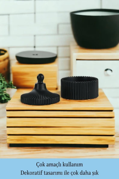 Evene Dekoratif Kapaklı Kutu Çok Amaçlı Kutu Takı Kutusu Model 15 - 3