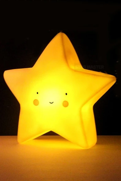 Star Master Sevimli Yıldız Led Lamba Dekor Masa Gece Işığı