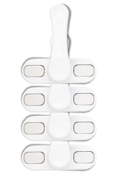 Viselia Pencere Kilidi Pimapen Kilidi Pencere Çocuk Kilidi Pencere Emniyet Kilidi Beyaz 4 Adet ürün görseli