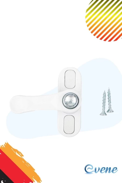 Evene Beyaz Pencere Kilidi 10 Adet Düğmeli Çocuk Güvenlik Emniyet Hırsız Pimapen Pvc Kapı Bebek Kilidi