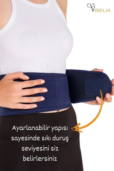 Viselia Korse Manyetik Bel Korsesi Karın Korse - 4