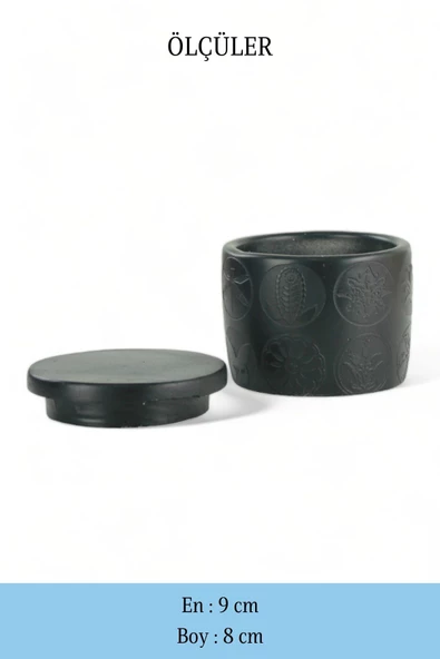 Evene Dekoratif Kapaklı Kutu Çok Amaçlı Kutu Takı Kutusu Model 14 - 2