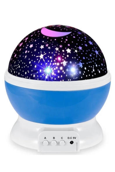Viselia Gece Lambası Dönen Star Master Projeksiyon Işık Led Lamba