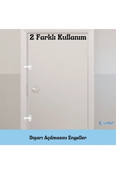 Pandogo Pencere Kilidi 3 Adet Çekmeli Kapı Ve Pencere Emniyet Aparatı Güvenlik Ürünü Kilit Siyah - Resim 6