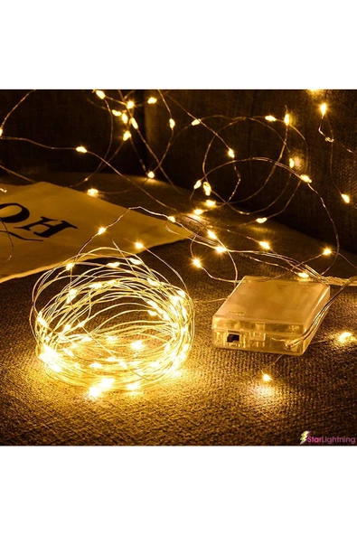 Evene Led Işık Led Şerit Peri Led Işık Dekoratif Aydınlatma Peri Led 5 Metre Gün Işığı 6 Adet - 2