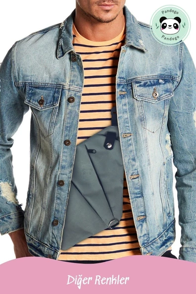 Pandogo Çapraz Çanta Kırmızı Omuz Çantası 3 Cepli - 8