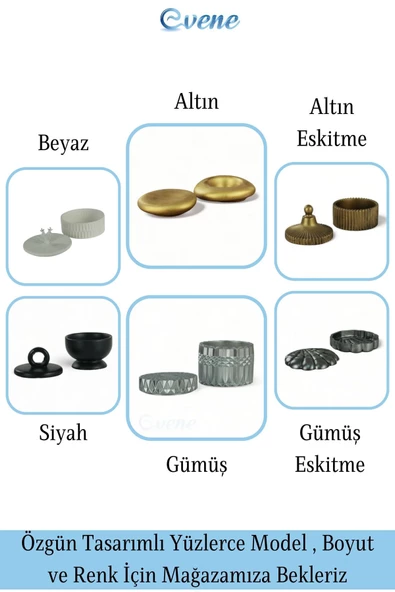 Evene Dekoratif Kapaklı Kutu Çok Amaçlı Kutu Takı Kutusu Model 14 - 5