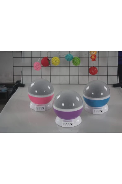 Viselia Gece Lambası Dönen Star Master Projeksiyon Işık Led Lamba - 3