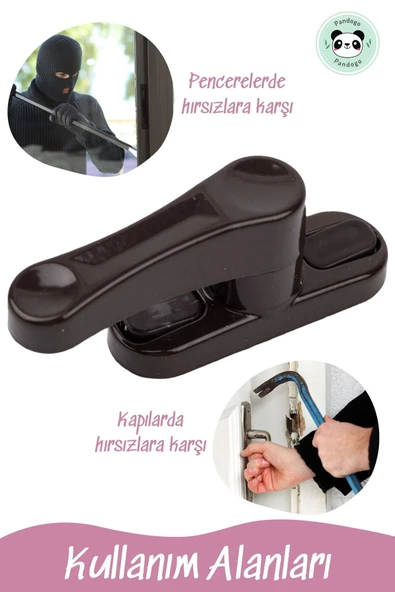 Pandogo Pencere Emniyet Kilidi Bebek ve Çocuk Güvenliği İçin Tasarlanmış Pimapen Pencere Kilidi 4 Adet - Resim 7