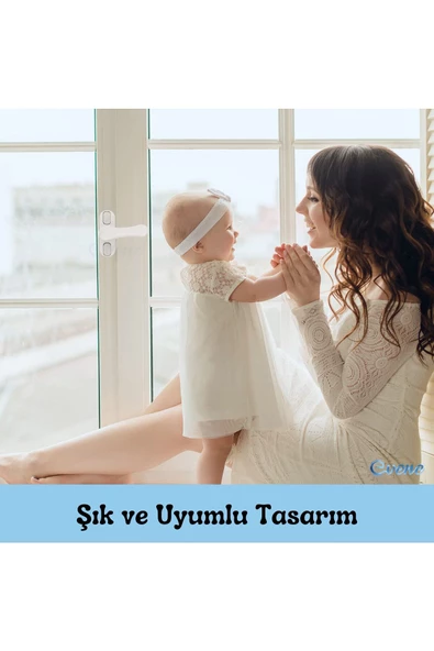 Pandogo Pencere Kilidi 3 Adet Çekmeli Kapı Ve Pencere Emniyet Aparatı Güvenlik Ürünü Kilit Siyah - Resim 4