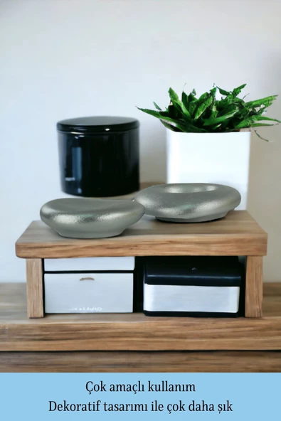 Evene Dekoratif Kapaklı Kutu Çok Amaçlı Kutu Takı Kutusu Model 8 - 3