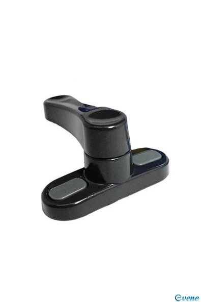 Evene Siyah Pencere Emniyet Kilidi Çocuk Hırsız Kilidi Çekmeli Metal Kilit ürün görseli 1