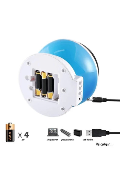 Viselia Gece Lambası Dönen Star Master Projeksiyon Işık Led Lamba - 5