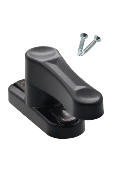 Pandogo Pencere Kilidi 3 Adet Çekmeli Kapı Ve Pencere Emniyet Aparatı Güvenlik Ürünü Kilit Siyah ürün görseli 1