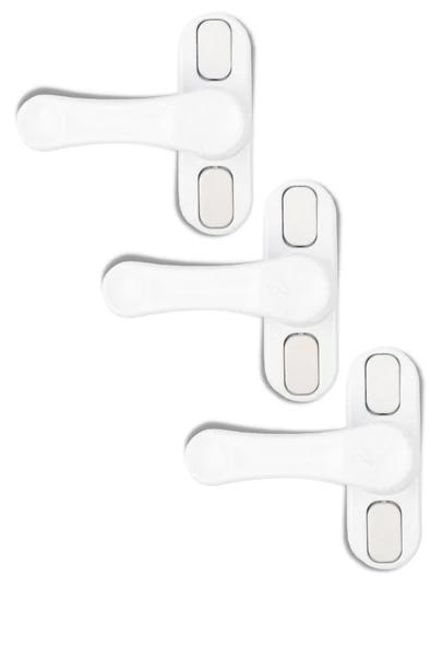 Viselia Pencere Kilidi Pimapen Kilidi Pencere Çocuk Kilidi Pencere Emniyet Kilidi Beyaz 3 Adet ürün görseli 1