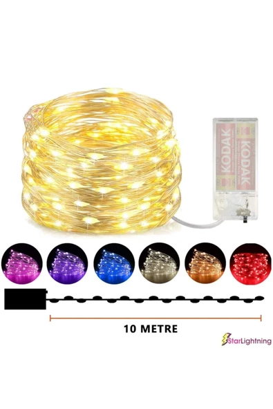 StarLightning 10 Metre Peri Led Çok Amaçlı Dekoratif Aydınlatma - Gün Işığı
