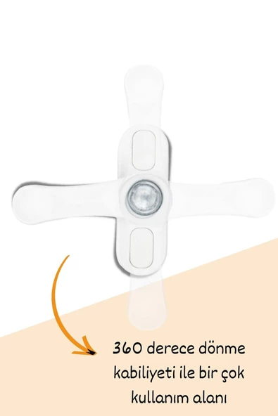 Viselia Pimapen Kilidi Pvc Emniyet Kilidi Güvenlik Kilit Düğmeli Pencere Kilit - 5