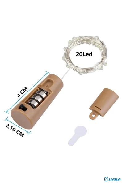 Evene Led Işık Led Şerit Peri Led Işık Dekoratif Aydınlatma Peri Led Mantar Led 1 Metre - 3