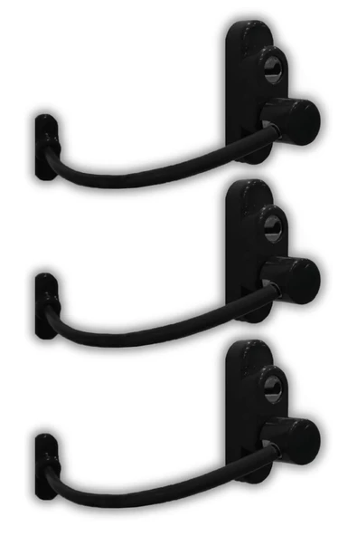 Viselia Anahtarlı Çelik Halatlı Pencere Çocuk Kilidi Çocuk Emniyet Kilidi 3 Adet Siyah ürün görseli 1