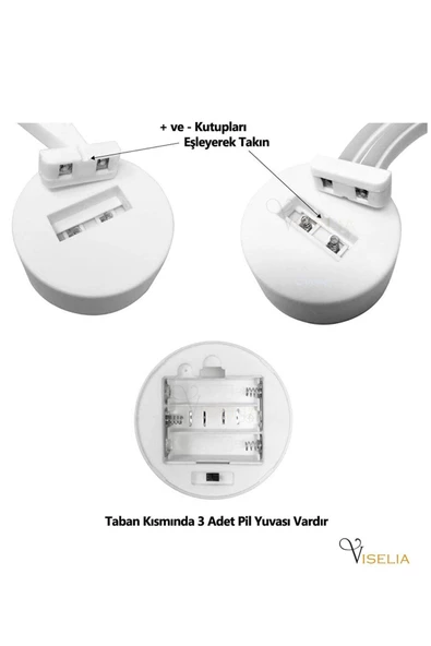 Viselia Neon Led Neon Lamba Çam Ağaç Neon Işık Gece Lamba Masa Lamba - 3