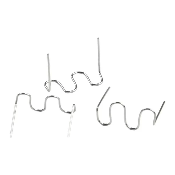 500 Adet 0.8mm Tampon Plastik Parça Tamir İçin Zımba Teli - 2