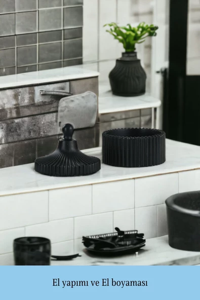 Evene Dekoratif Kapaklı Kutu Çok Amaçlı Kutu Takı Kutusu Model 15 - 4