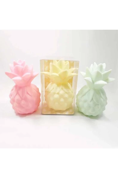 Evene Ananas Hediyelik Lamba Led Işıklı Dekoratif Gece Bebek Çocuk Odası Masa Lambası - 7