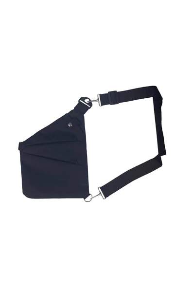 Evene Omuz Çanta Çapraz Askılı Çanta Çapraz Omuz Çantası Göğüs Çantası Siyah Çanta - 2