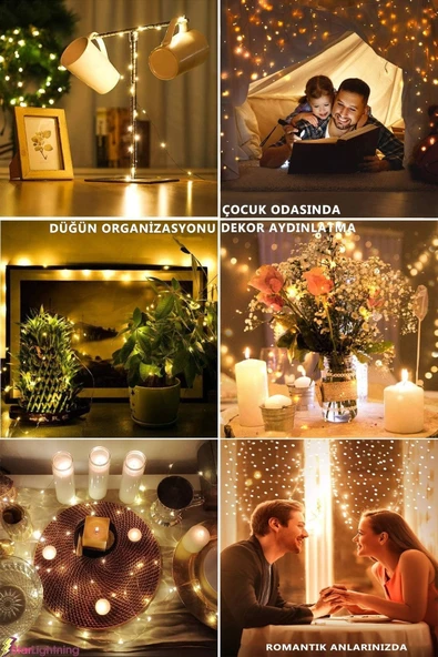 StarLightning 3 Metre Peri Led Çok Amaçlı Dekoratif Aydınlatma - Gün Işığı - 8