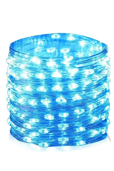 Viselia Peri Led Çok Amaçlı Dekoratif Aydınlatma 3 Metre Piller Dahil Şerit Parti Işığı Mavi Renk