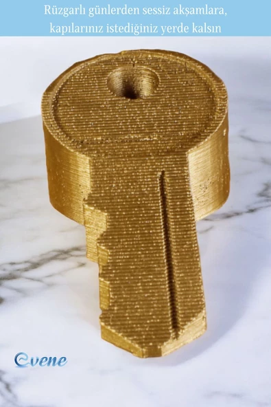 Evene Kapı Stoperi Altın Renk Dekoratif Kapı Tutucu Durdurucu Model 5 - Resim 6