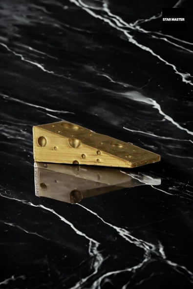 Star Master Kapı Takozu Kapı Tutacağı Kapı Stoperi Kapı Durdurucu Altın 4 Adet Model 6 - Resim 2