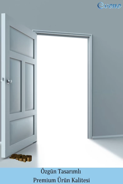 Evene Kapı Stoperi Altın Eskitme Renk Dekoratif Kapı Tutucu Durdurucu Model 4 - Resim 3