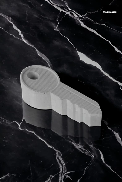 Star Master Kapı Takozu Kapı Tutacağı Kapı Stoperi Kapı Durdurucu Beyaz 4 Adet Model 5 - Resim 2