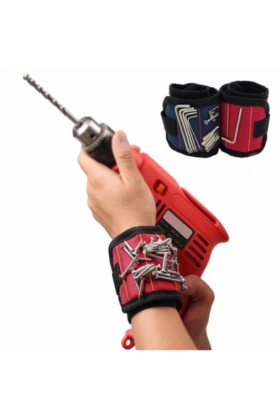 Viselia Mıknatıslı Bileklik Vida Ve Çivi Tutucu Takım Çantası ürün görseli 1