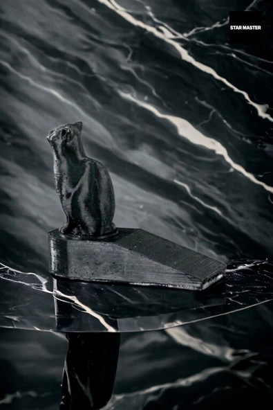 Star Master Kapı Takozu Kapı Tutacağı Kapı Stoperi Kapı Durdurucu Siyah 2 Adet Model 2 - Resim 2