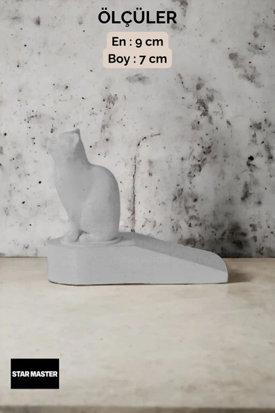 Star Master Kapı Takozu Kapı Tutacağı Kapı Stoperi Kapı Durdurucu Beyaz 4 Adet Model 2 - Resim 3