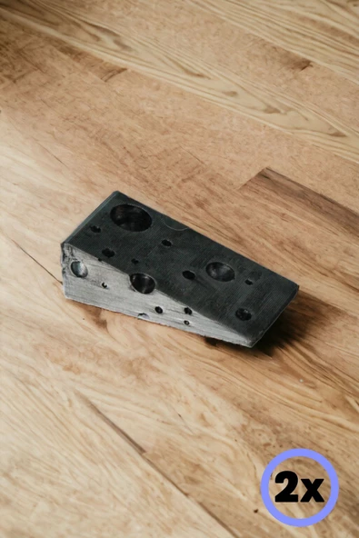 Star Master Kapı Takozu Kapı Tutacağı Kapı Stoperi Kapı Durdurucu Gümüş Eskitme 2 Adet Model 6 ürün görseli