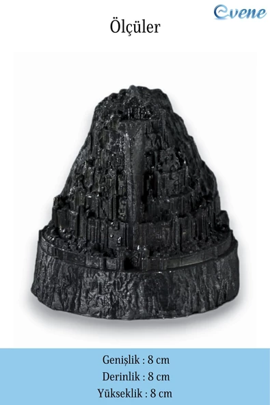 Evene Kapı Stoperi Siyah Renk Dekoratif Kapı Tutucu Durdurucu 4 Adet Model 8 - Resim 2